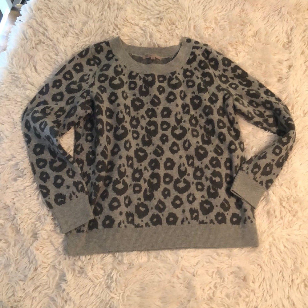 Women’s leopard sweater